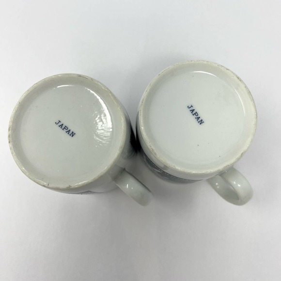 Morton Salt Mugs Vintage JAPAN 1914 1921 "When It Rains It POURS" - Picture 6 of 6